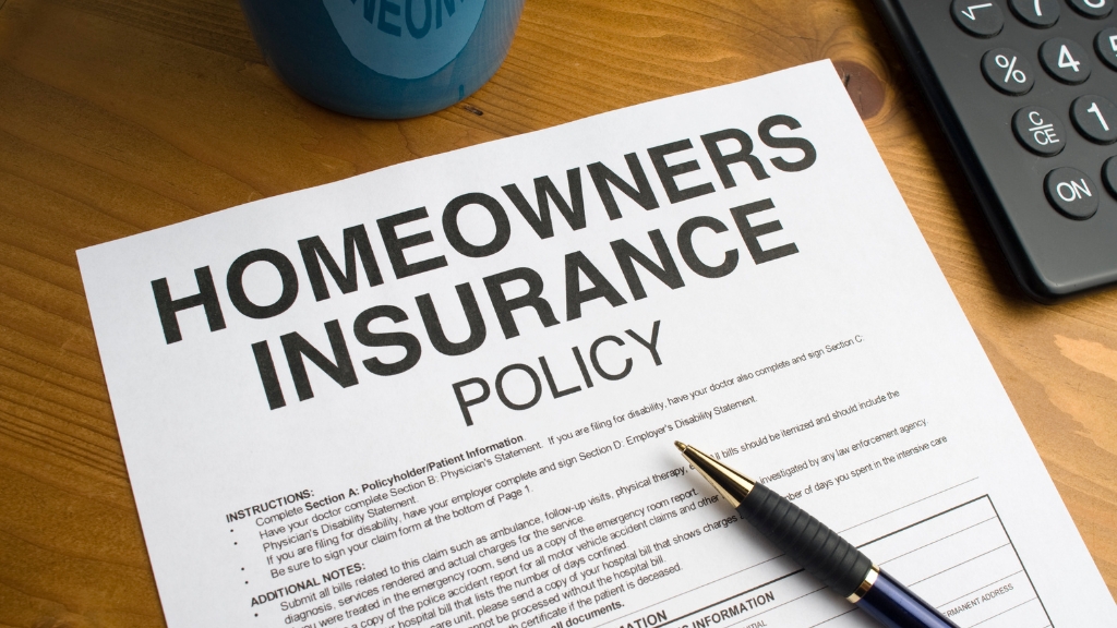 A homeowner reviewing their insurance policy 